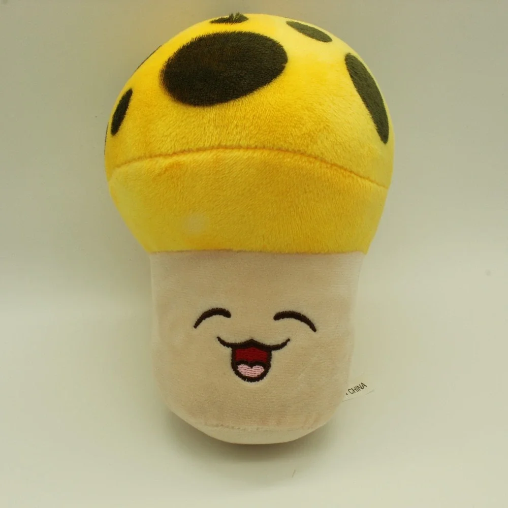 Plants vs Zombies‎ Linxin Sun-Shroom Yellow Plush PvZ Stuffed Toy with String